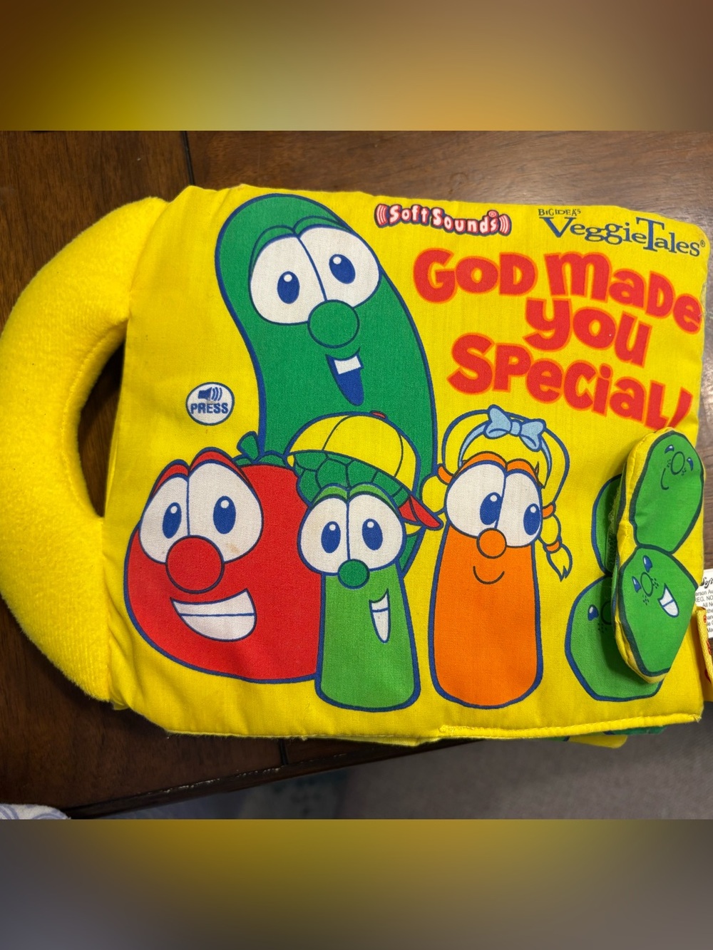 VeggieTales God Made You Special - Interactive Cloth Sound Book, Soft Play